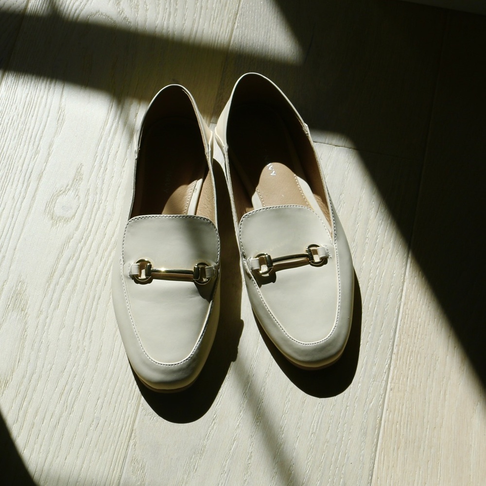 Pure Navy Renata Smooth Loafers